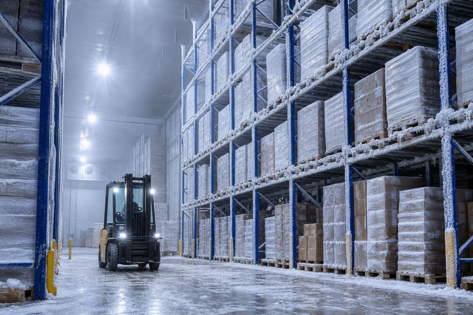 FFG cold storage warehouse with pallet racking