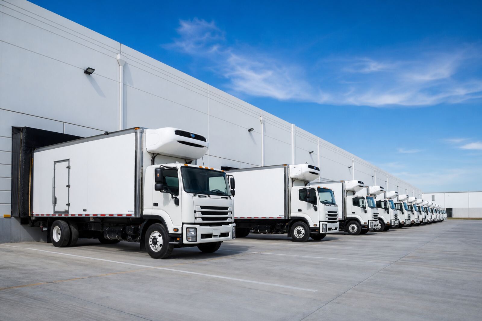 Ambient dry storage warehouse and logistics fleet